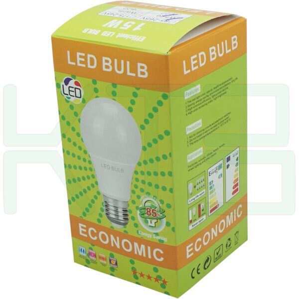 หลอด BULB LED 15W แสงเดย์ไลท์(ขาว) (B-13)