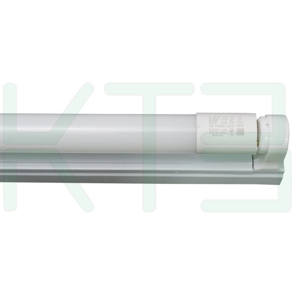 C-15-5 (Copy) ชุดเซ็ต รางขาสปริง พร้อม หลอดนีออน LED T8 18W WELL (C-15)