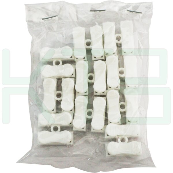 F-01-5 (Copy) Terminal (เต๋า) แบบหนีบ (แพ็ค 20 ตัว) (F-01)