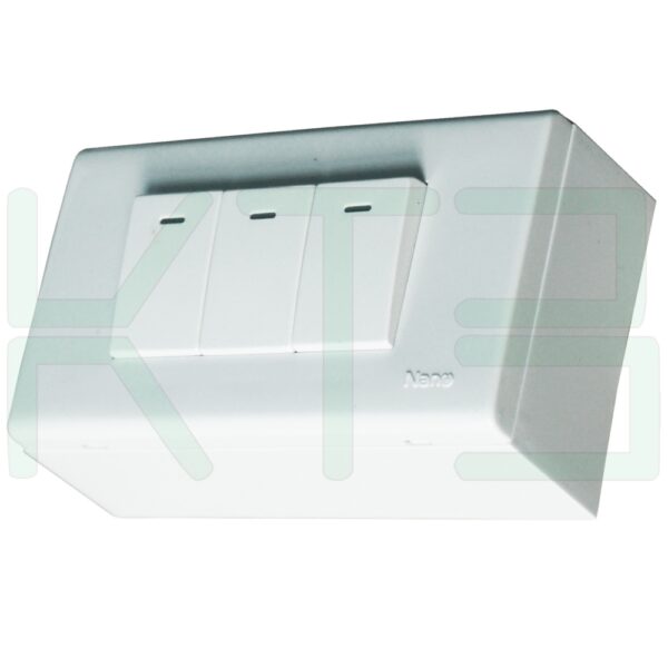 บล็อกลอย ขนาด 2x4 นิ้ว พร้อม สวิตซ์ 3 ตัว (G-03)