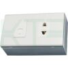 G-07-1 (Copy) บล็อกลอย ขนาด 2x4 นิ้ว พร้อม ปลั๊ก 1 ปลั๊กTEL. 1 (G-07)