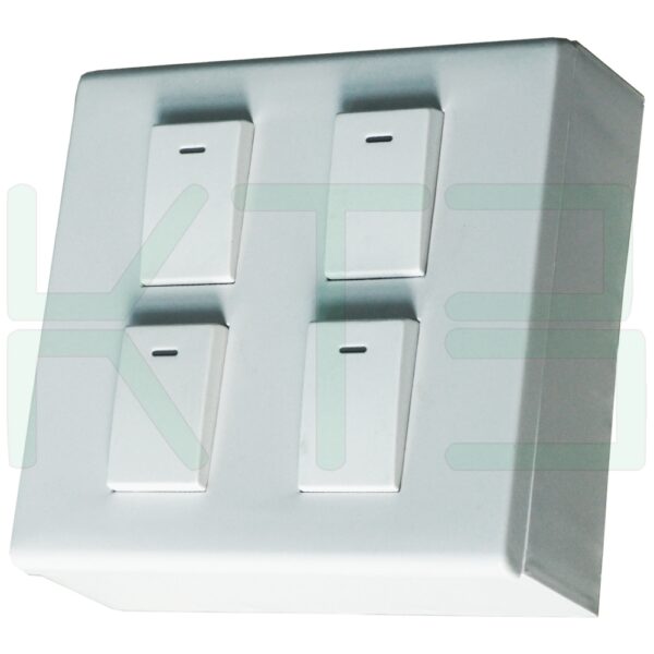 บล็อกลอย ขนาด 4x4 นิ้ว พร้อม สวิตช์ 4 ตัว (G-14)