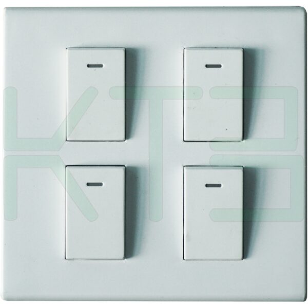 บล็อกลอย ขนาด 4x4 นิ้ว พร้อม สวิตช์ 4 ตัว (G-14)