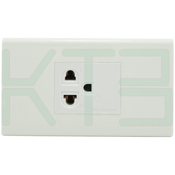 บล็อกลอย ขนาด 2x4 นิ้ว พร้อม ปลั๊กกราวด์เดี่ยว 1 ตัว (G-44)