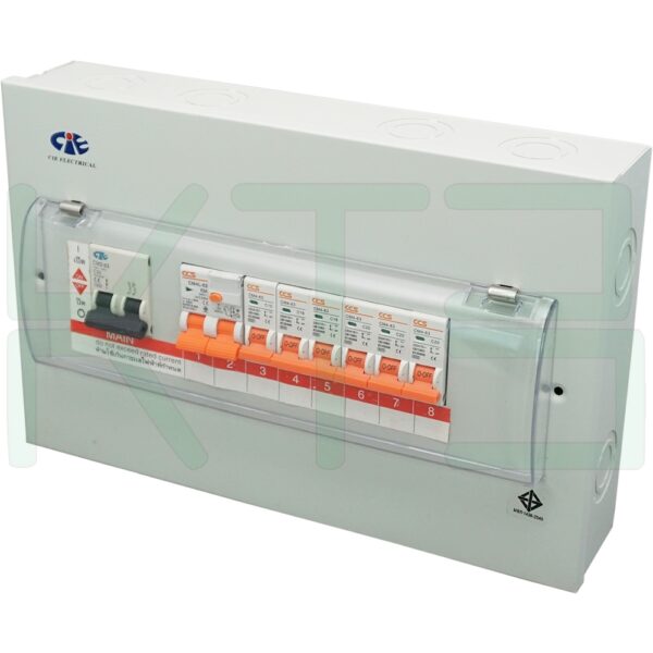 ตู้กันดูด 6 ช่อง ตู้คอนซูมเมอร์ยูนิต ตู้คอนซูเมอร์ ควบคุมไฟฟ้า ตู้กันดูดกันช๊อต (M-07)