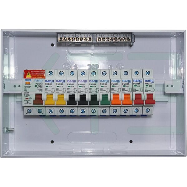 ตู้คอนซูมเมอร์ 10 ช่อง + MAIN RCBO (กันดูด) (M-08)