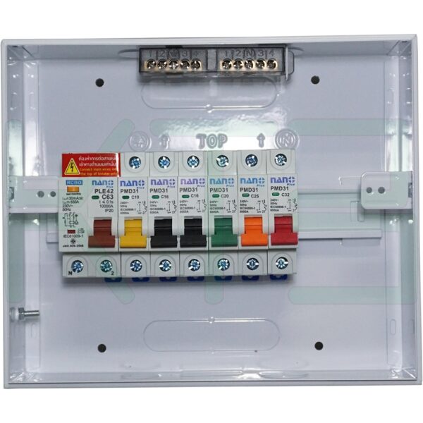 ตู้คอนซูมเมอร์ 6 ช่อง + MAIN RCBO (กันดูด) (M-08)