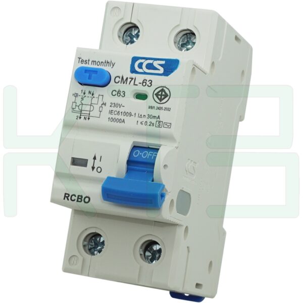 M-13-2 (Copy) เมน กันดูด 63A 2Pole CCS (M-13)