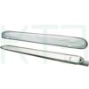โคม ถนน 2x36W พร้อม อุปกรณ์ ติดตั้ง ขาเหล็ก และ ฐานยึด (โคมเปล่า) (P-02)