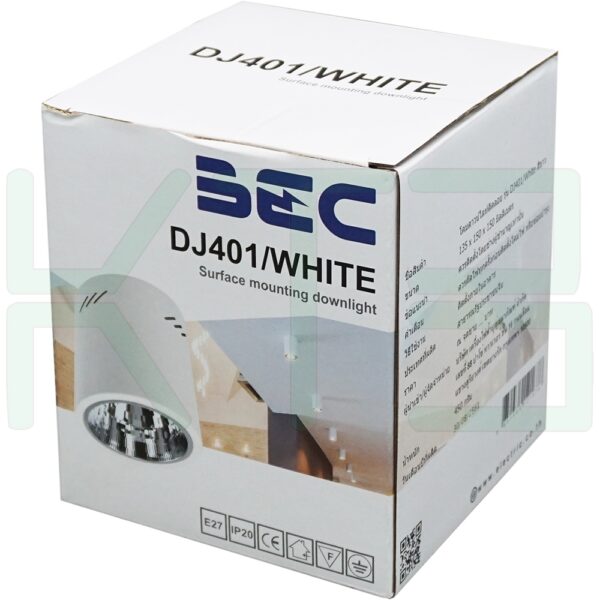 Q-03-4 (Copy) โคม ดาวน์ไลท์ กลม 4 นิ้ว (โคมเปล่า) (Q-03) สีขาว