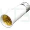 R-10-1 (Copy) ขั้ว เกลียว ต่อ ดาวน์ไลท์ E27 ขั้วต่อหลอดไฟขั้วเกลียว E27 ยาว (อะแดปเตอร์ขยายหลอดไฟ) (R-10)