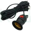 ขั้ว ห้อย E27 มีสวิตซ์ พร้อมสาย AC 220V (R-11)