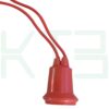 ขั้ว E12 กันน้ำ สีแดง (R-15)