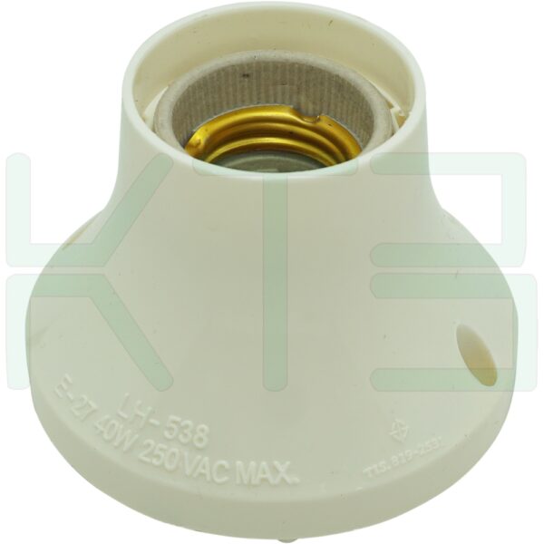ขั้วแป้นกระเบื้องกลม E27 LH-538 (R-28)