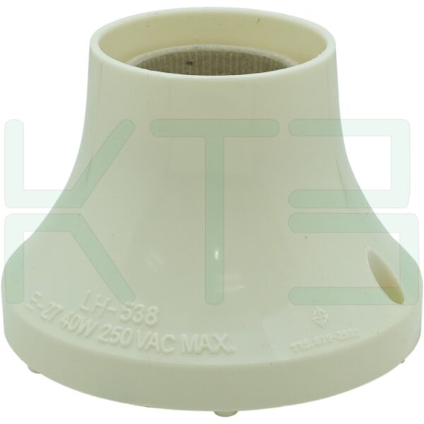 ขั้วแป้นกระเบื้องกลม E27 LH-538 (R-28)