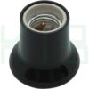 ขั้วกระเบื้อง E27 หุ้มพลาสติก สีดำ (R-45)