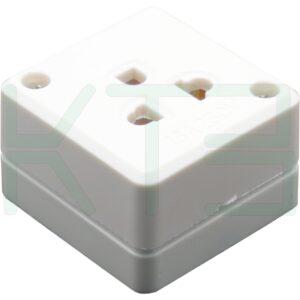 S-18-1 (Copy) เต้ารับ กราวด์เดี่ยว ลอย (แพ็ค 1 ตัว) (S-18)