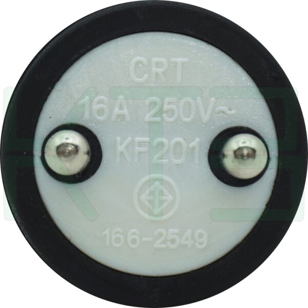 ปลั๊ก ยาง พาวเวอร์ ตัวผู้ 2 ขา กลม (S-26)