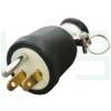 ปลั๊ก ยาง พาวเวอร์ ตัวผู้ 3 ขา (S-27)