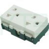 S-36-1 (Copy) เต้ารับ กราวด์คู่ ปลั๊ก กราวด์คู่ รุ่นใหม่ แบบขันน็อต MARUKAWA (S-36)