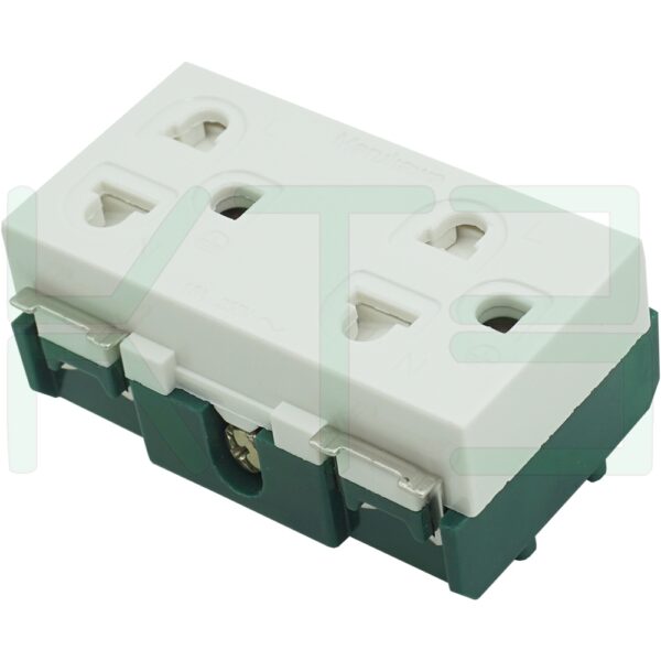 S-36-1 (Copy) เต้ารับ กราวด์คู่ ปลั๊ก กราวด์คู่ รุ่นใหม่ แบบขันน็อต MARUKAWA (S-36)