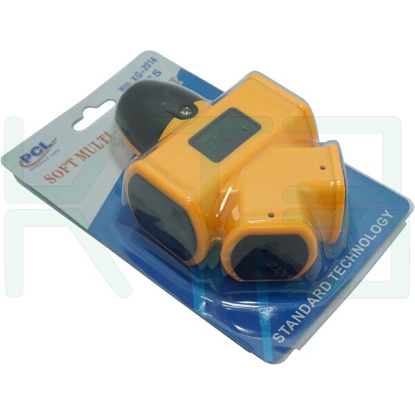 S-38-1 (Copy) ปลั๊ก 4 ช่อง สีเหลือง (S-38) + PCL