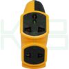 S-38-3 (Copy) ปลั๊ก 4 ช่อง สีเหลือง (S-38) + PCL