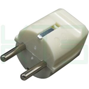 S-45-1 (Copy) ปลั๊ก เยอรมัน ตัวผู้ ขาเสียบกลม (แพ็ค 3 ตัว) (S-45)