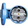 S-47-3 (Copy) ปลั๊ก เยอรมัน พาวเวอร์ ตัวเมีย เสียบขากลม สีน้ำเงิน (ST-720) (S-47)