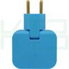 S-48-1 (Copy) ปลั๊กแปลง 2 ขา 3 ทาง คละสี (S-48)