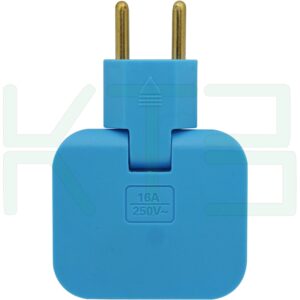 S-48-1 (Copy) ปลั๊กแปลง 2 ขา 3 ทาง คละสี (S-48)