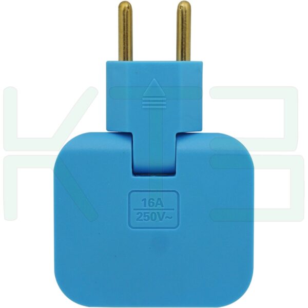 S-48-1 (Copy) ปลั๊กแปลง 2 ขา 3 ทาง คละสี (S-48)