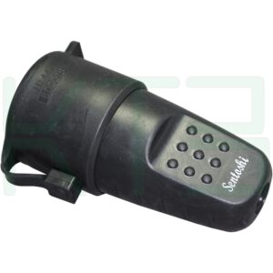 S-49-1 (Copy) ปลั๊ก เยอรมัน พาวเวอร์ ตัวเมีย เสียบขากลม สีดำ (ST-640) (S-49)