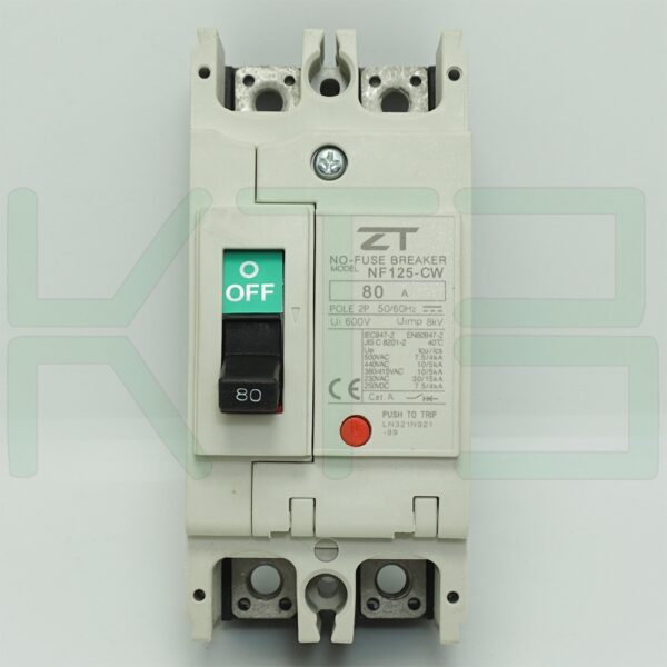 เมน เบรกเกอร์ NF-125-CW 2P 80A ZT Electric