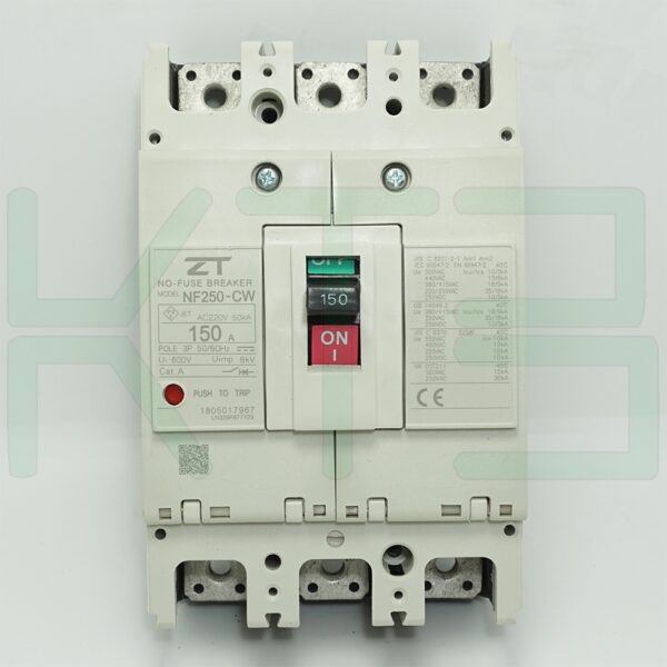 (ZT)-NF250-CW-3P-150A-3 (Copy) เมน เบรกเกอร์ NF-250-CW 3P 150A ZT Electric