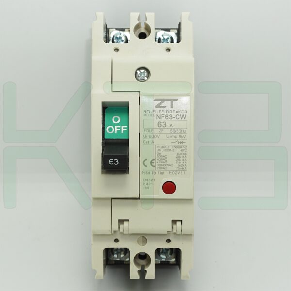 เมน เบรกเกอร์ NF-63-CW 2P 63A ZT Electric