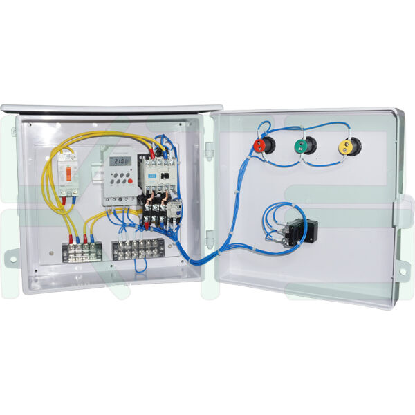 LH0002-3 LH0002 ตู้ควบคุม 220V 3Hp ตั้งเวลาเปิด-ปิด , เครื่องตั้งเวลารดน้ำต้นไม้