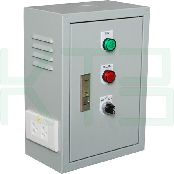 LH0004 ตู้ควบคุม 380V 4สาย 3Hp ตั้งเวลา 16โปรแกรม สั่งเปิด-ปิด