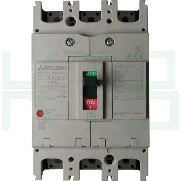 (Mitsubishi)-NF250-CV-3P-175A-3 (Copy) เบรกเกอร์ NF250 CV 3P Mitsubishi