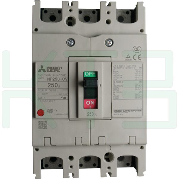 (Mitsubishi)-NF250-CV-3P-250A-4 (Copy) เบรกเกอร์ NF250 CV 3P Mitsubishi