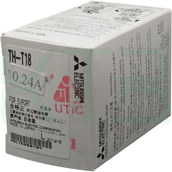 (Mitsubishi)-TH-T18-0-24A-6 (Copy) โอเวอร์โหลด TH-T18 0.24A Mitsubishi
